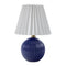 Modern European furniture - Pleated Linen Ceramic Table Lamp - www.oroa.com