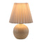 Modern European furniture - Pleated Linen Ceramic Table Lamp - www.oroa.com