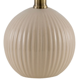   Pleated Linen Ceramic Table Lamp | Oroa.com