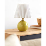 Modern European furniture - Ceramic Sphere Table Lamp - www.oroa.com