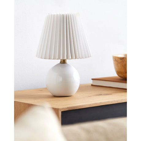 Modern European furniture - Ceramic Sphere Table Lamp - www.oroa.com
