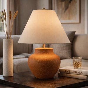   Modern European furniture - Brown Ceramic Accent Table Lamp - www.oroa.com | Oroa.com