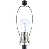 Modern European furniture - Black Organic Textured Table Lamp - www.oroa.com