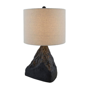 Modern European furniture - Black Organic Textured Table Lamp - www.oroa.com