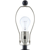 Modern European furniture - Black Textured Accent Table Lamp - www.oroa.com