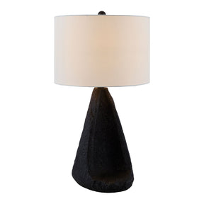 Modern European furniture - Black Textured Accent Table Lamp - www.oroa.com
