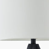 Modern European furniture - Black Textured Accent Table Lamp - www.oroa.com