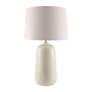   Beige Linen Table Lamp | Oroa.com