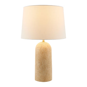 Modern European furniture - Drum Shade Travertine Table Lamp - www.oroa.com