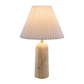 Modern European furniture - Empire Shade Travertine Table Lamp - www.oroa.com
