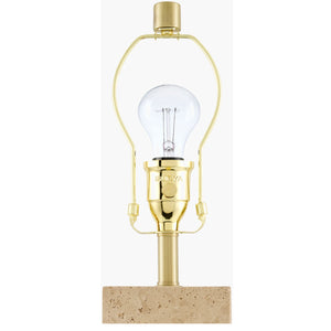   Modern European furniture - Square Travertine Table Lamp - www.oroa.com | Oroa.com