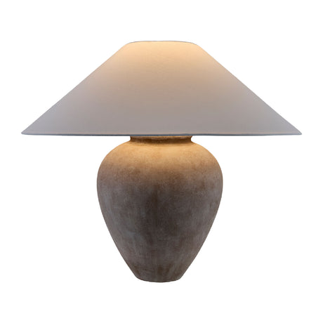   Glazed Brown Ceramic Table Lamp | Oroa.com