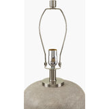 Modern European furniture - Beige Drum Linen Table Lamp L - www.oroa.com