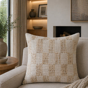  Modern European furniture - Cotton Patterned Poly Insert Pillow - www.oroa.com | Oroa.com