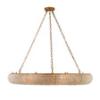 Modern European furniture - Cream Wood Beads 8-Light Chandelier - www.oroa.com