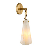 Modern European furniture - White Stone Wall Lamp - www.oroa.com