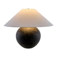 Modern European furniture - Rustic Black Ceramic Table Lamp - www.oroa.com