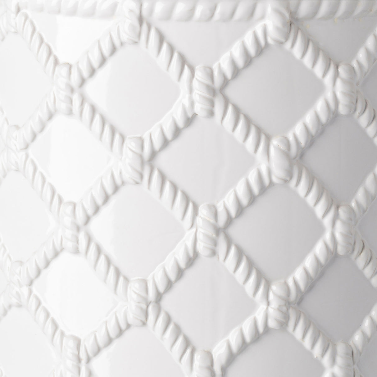   Modern European furniture - Lattice Patterned Ceramic Garden Stool - www.oroa.com | Oroa.com