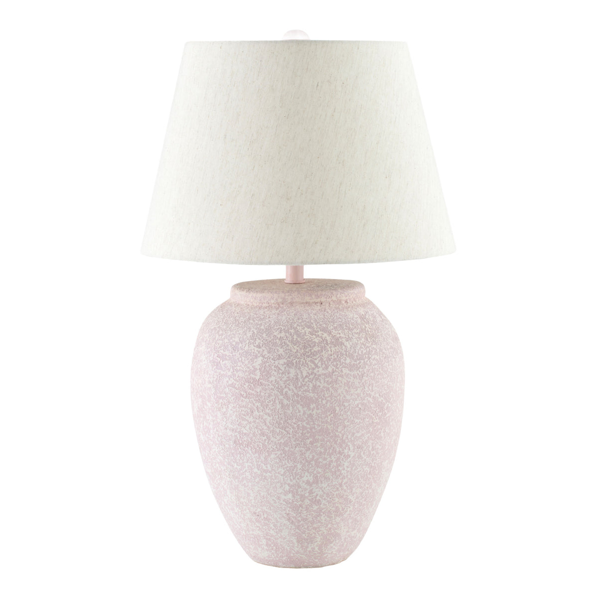   Distressed White Paper Table Lamp | Oroa.com