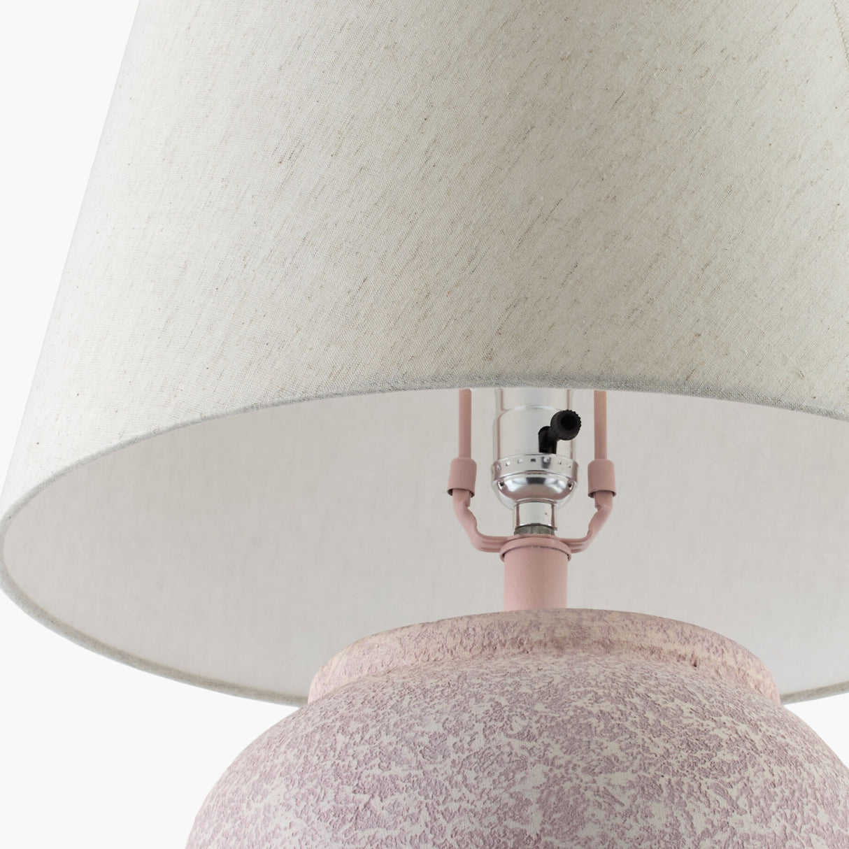   Distressed White Paper Table Lamp | Oroa.com