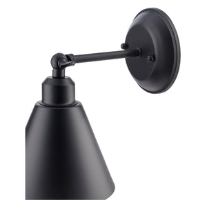   Modern European furniture - Black Conical Metal Wall Lamp - www.oroa.com | Oroa.com