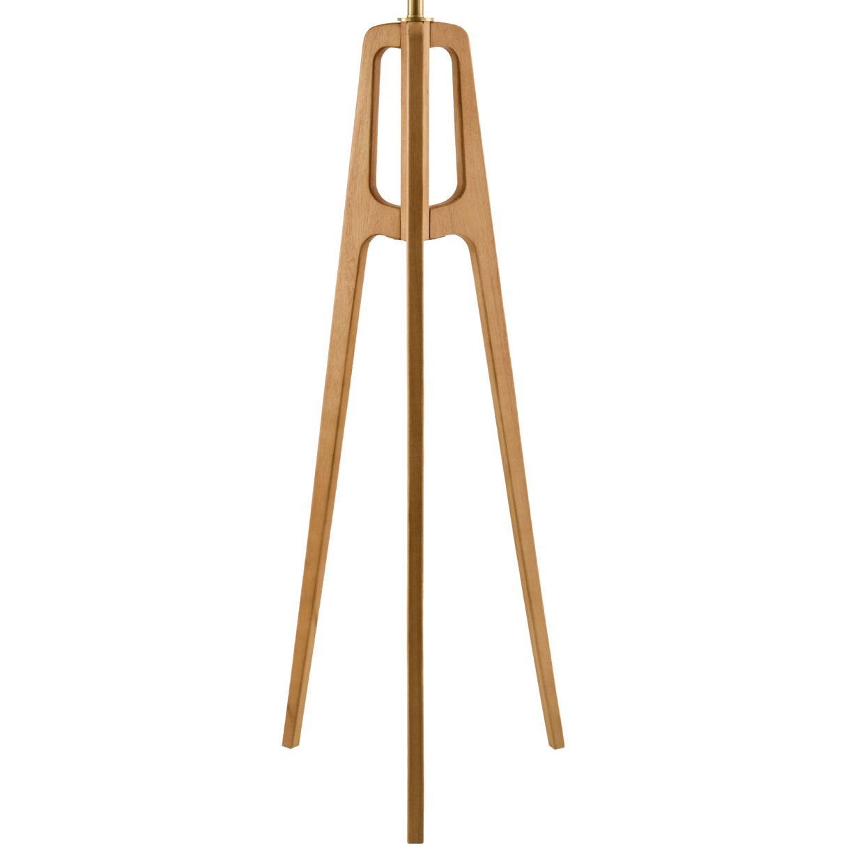   Brown Rubberwood Floor Lamp | Oroa.com