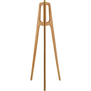   Brown Rubberwood Floor Lamp | Oroa.com