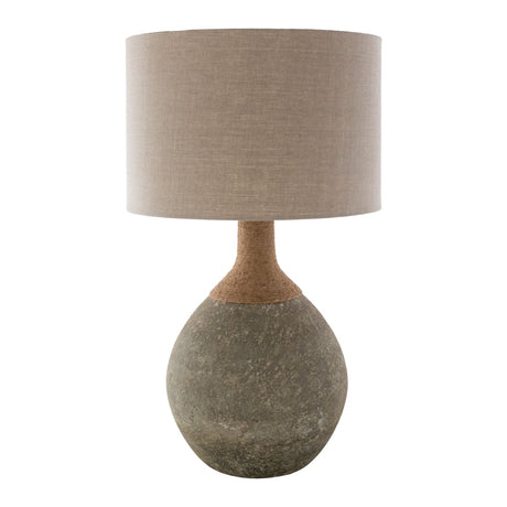 Modern European furniture - Khaki Linen Accent Table Lamp - www.oroa.com