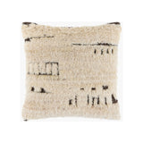 Wool Blend Abstract Patterned Pillow | Kuda Home Glacen