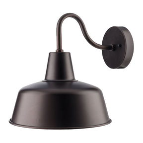 Modern European furniture - Outdoor Black Iron Wall Lamp - www.oroa.com