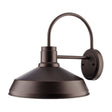 Modern European furniture - Outdoor Black Metal Wall Lamp - www.oroa.com