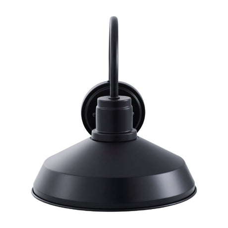 Modern European furniture - Outdoor Black Metal Wall Lamp - www.oroa.com