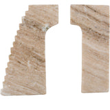 Modern European furniture - Natural Stone Bookend - www.oroa.com