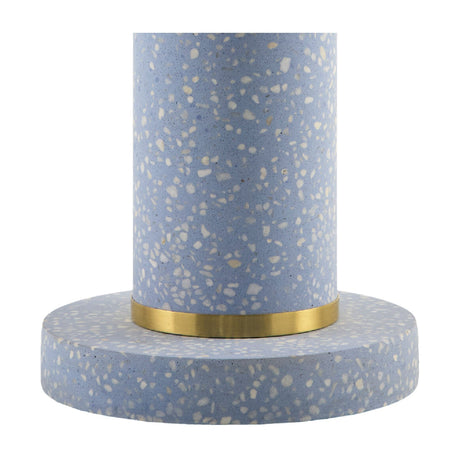 Modern European furniture - Sky Blue Cement Table Lamp - www.oroa.com