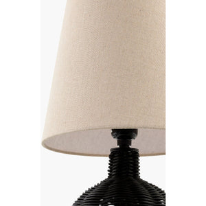   Brown Rattan Base Table Lamp | Oroa.com