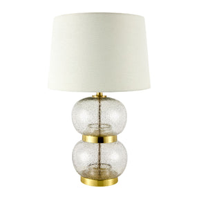 Modern European furniture - Textured Clear Glass Table Lamp - www.oroa.com