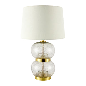   Textured Clear Glass Table Lamp | Oroa.com