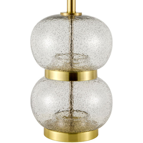 Modern European furniture - Textured Clear Glass Table Lamp - www.oroa.com