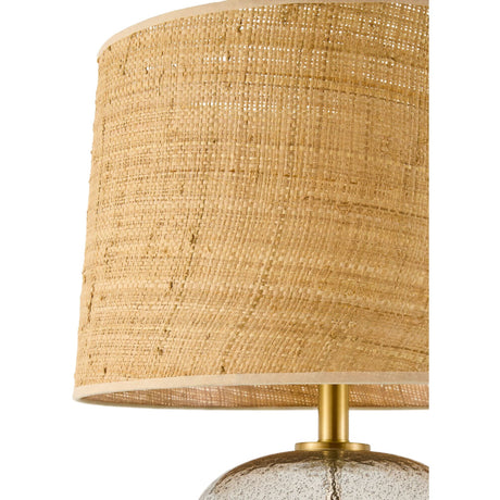Modern European furniture - Textured Clear Glass Table Lamp - www.oroa.com