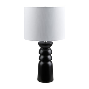   Black Ceramic Table Lamp | Oroa.com