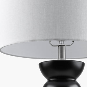  Black Ceramic Table Lamp | Oroa.com