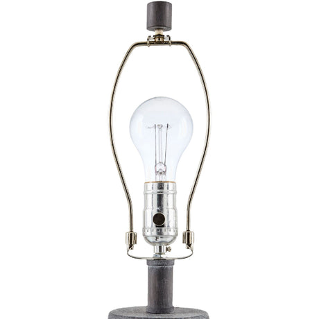 Modern European furniture - Linen Painted Cement Table Lamp - www.oroa.com