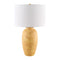 Modern European furniture - Linen Painted Cement Table Lamp - www.oroa.com
