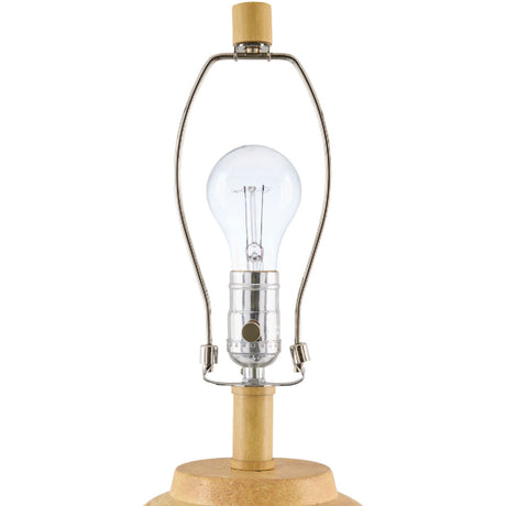 Modern European furniture - Linen Painted Cement Table Lamp - www.oroa.com