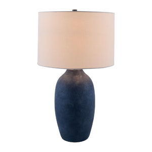   Linen Painted Cement Table Lamp | Oroa.com