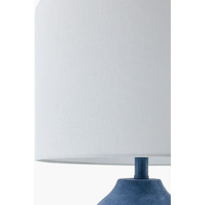   Linen Painted Cement Table Lamp | Oroa.com