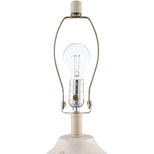   Linen Painted Cement Table Lamp | Oroa.com