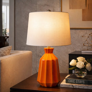   Neon Glazed Ceramic Table Lamp | Oroa.com