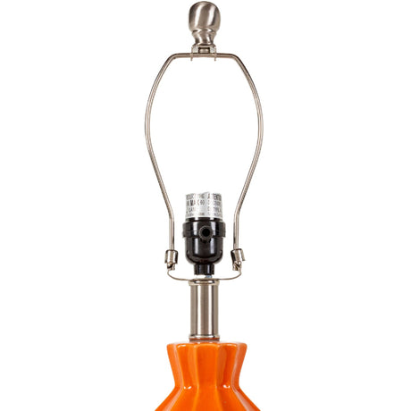 Modern European furniture - Neon Glazed Ceramic Table Lamp - www.oroa.com