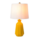 Modern European furniture - Neon Glazed Ceramic Table Lamp - www.oroa.com